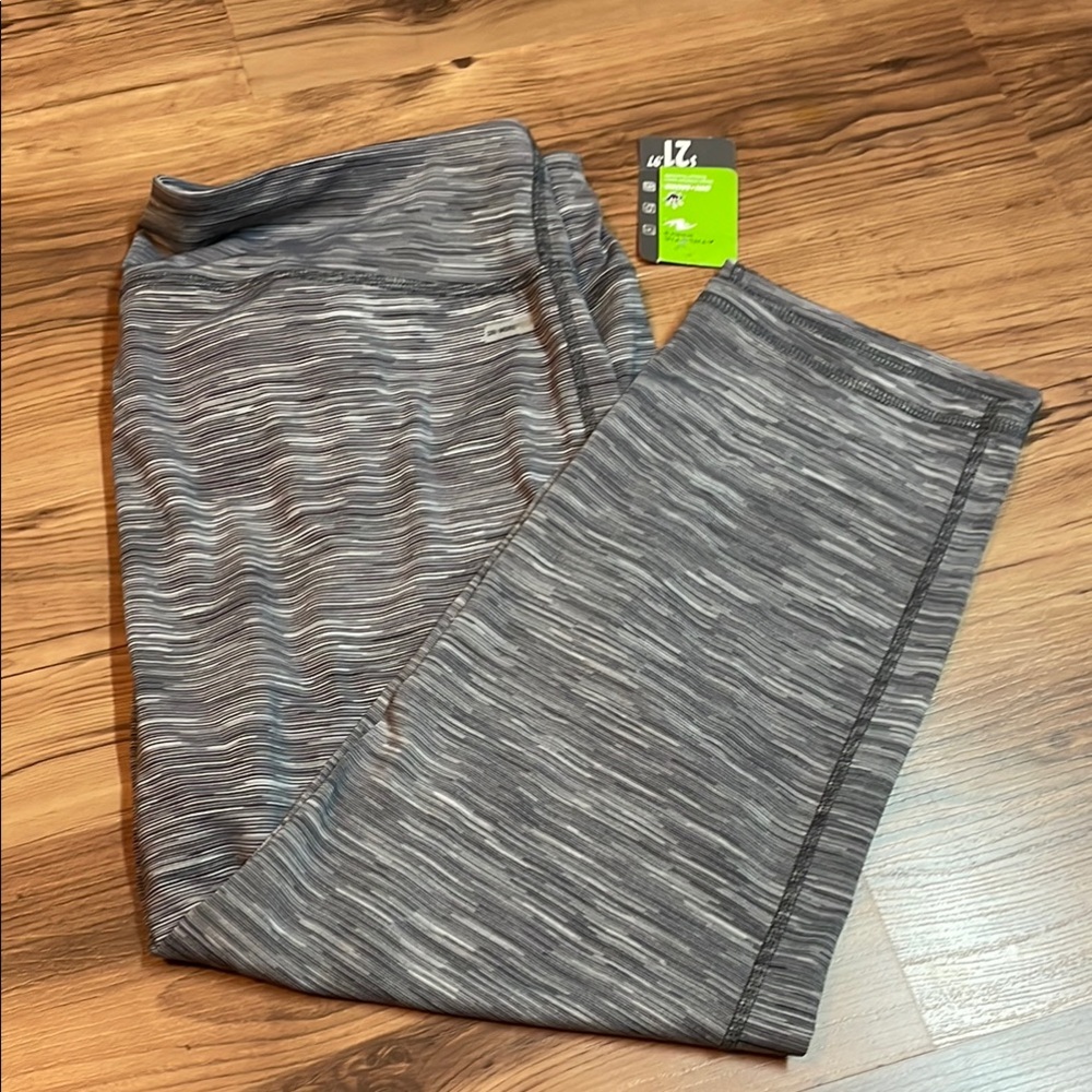 Gray Patterned Leggings